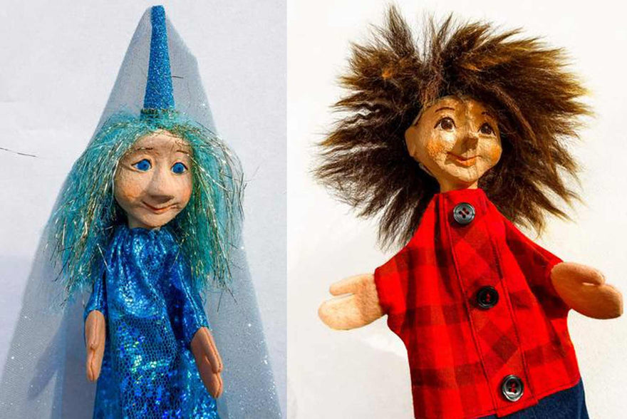 Fee und Seppli bei den Enkeln