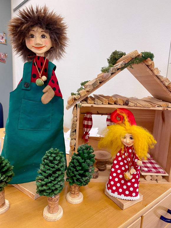 Zwerg und Riese im Kindergarten