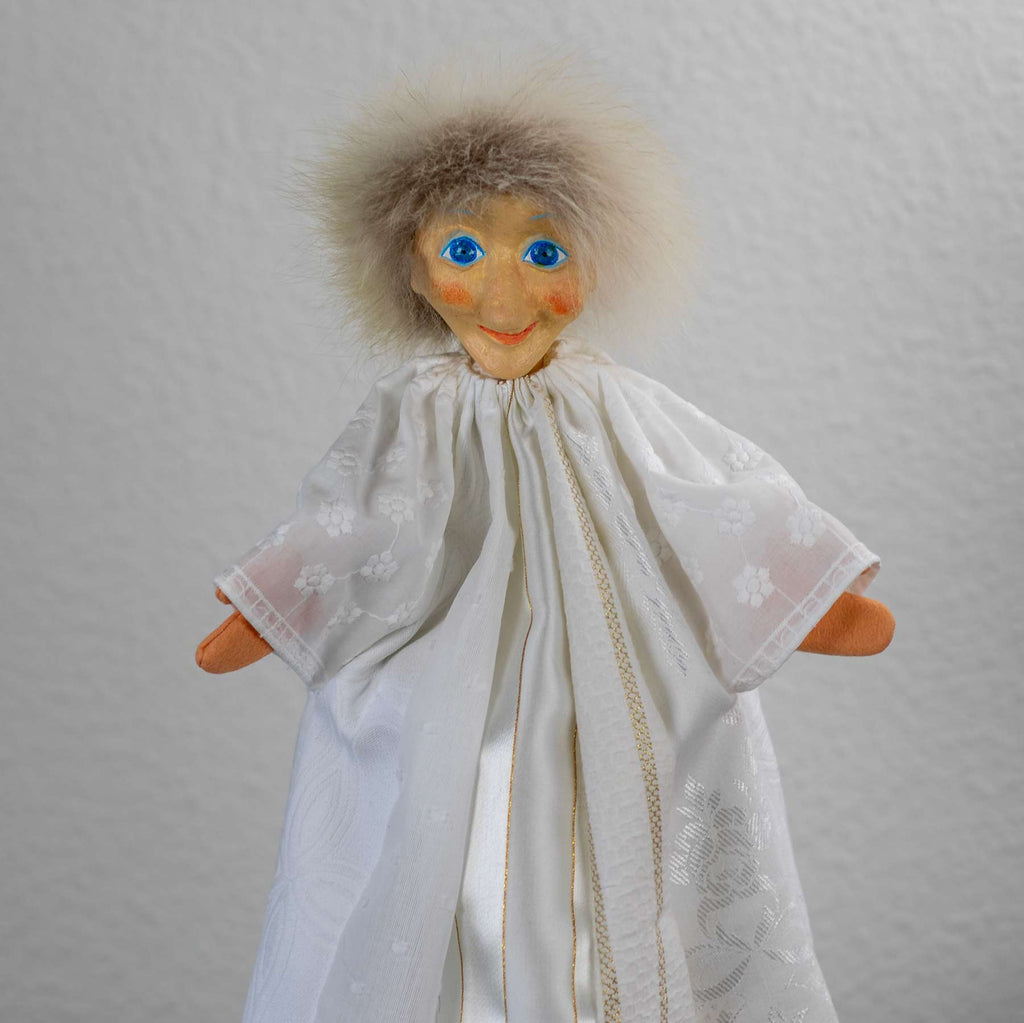 Handpuppen - normalgrosse Hände - Weisses Wesen H56014