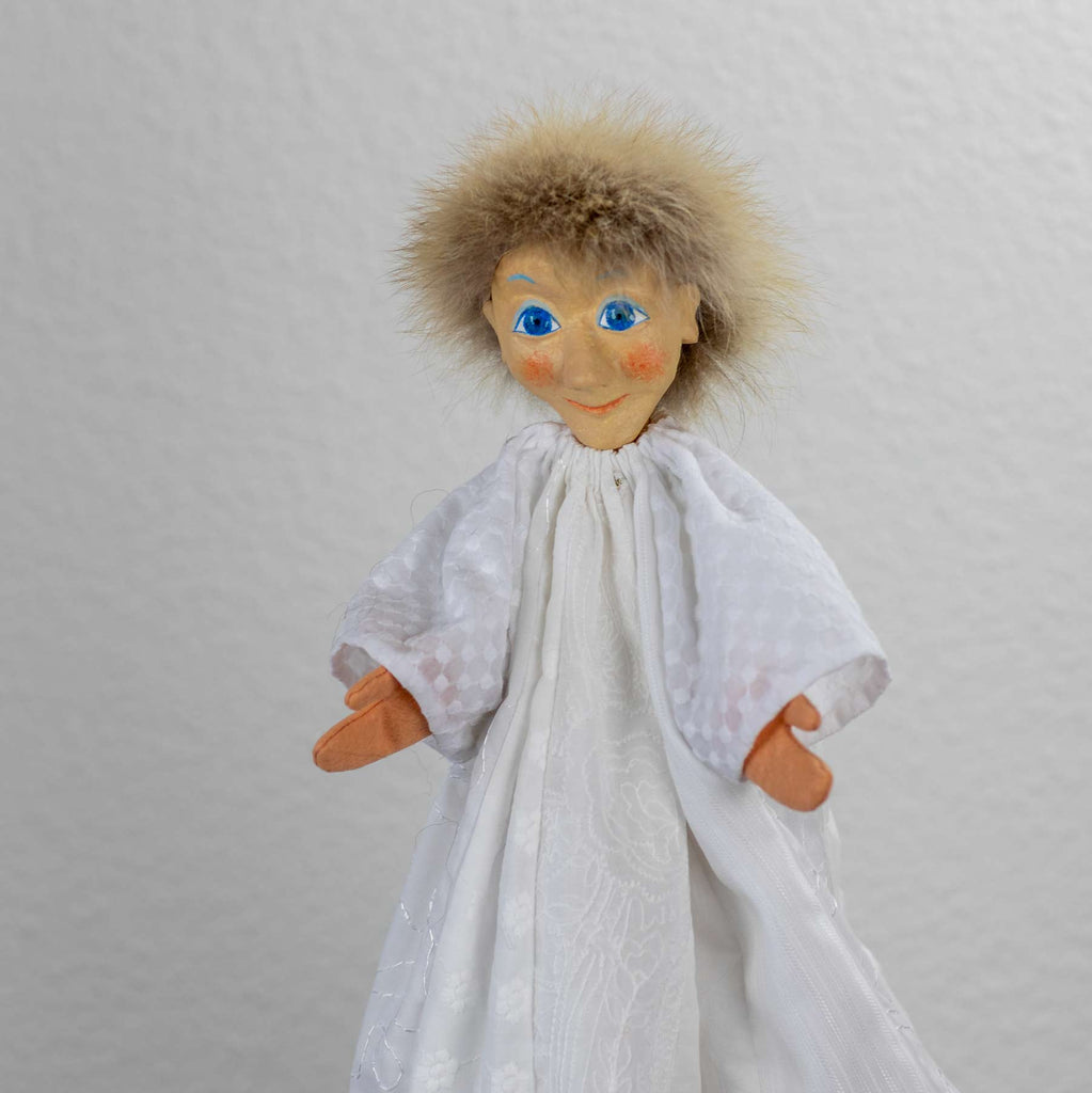 Handpuppen - normalgrosse Hände - Weisses Wesen H56016