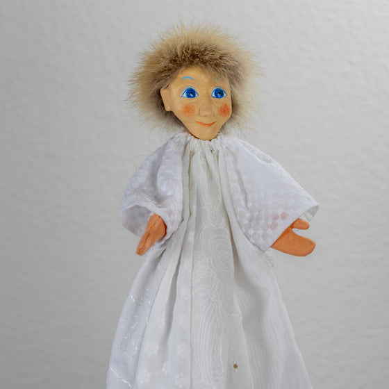 Handpuppen - normalgrosse Hände - Weisses Wesen H56016
